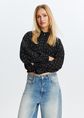 Clipdot jacket, zwart, large