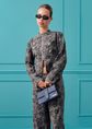 Military top met rozenprint, meerkleurig, large